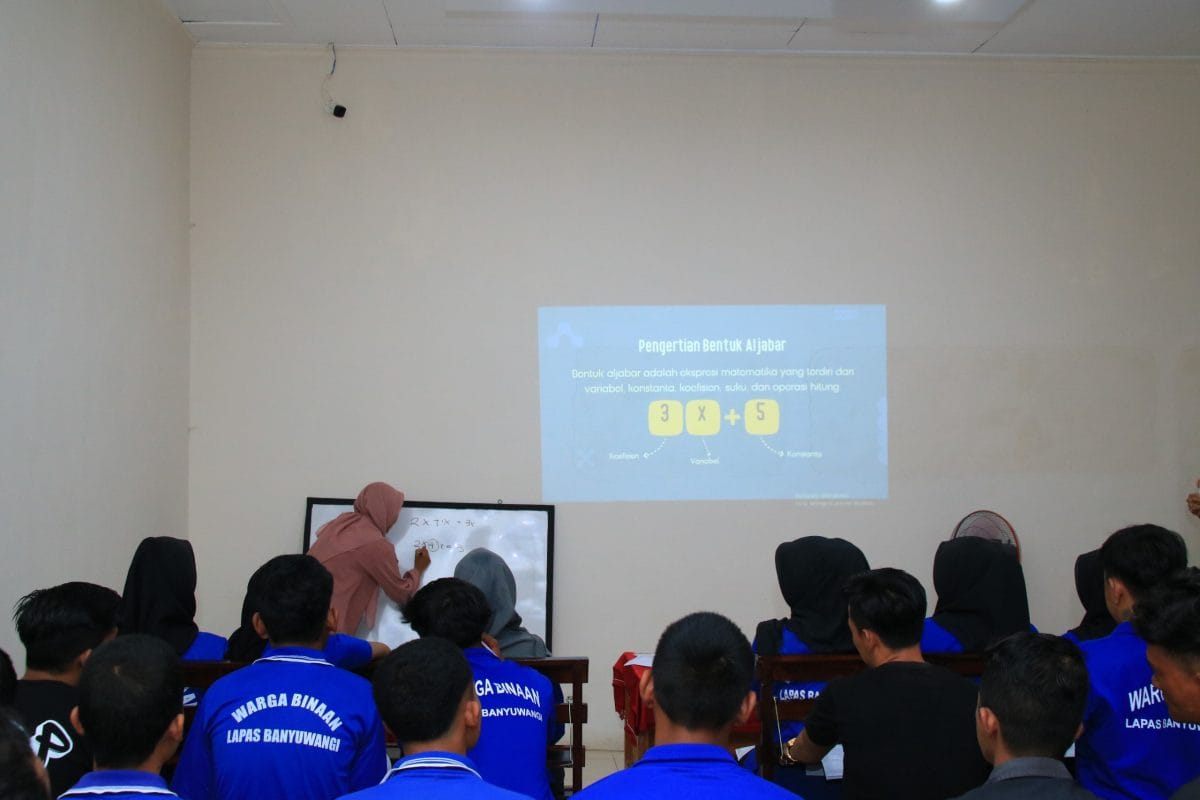 Lapas Banyuwangi Gelar Program Kejar Paket, Buka Peluang Warga Binaan Lanjutkan Pendidikan