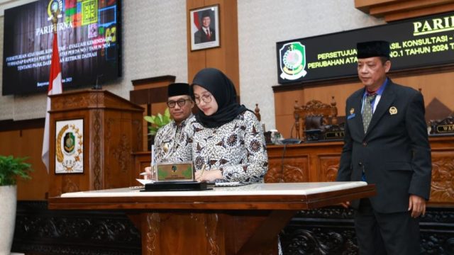 Rapat Paripurna, Banyuwangi Pastikan PBB-P2 Tidak Naik