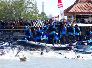 Wakasal Lepas 900 Perenang Fin Swimming Piala Kasal 2025 di Selat Madura