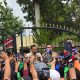 Driver Ojol Gelar Aksi Damai di Mapolda Sumut