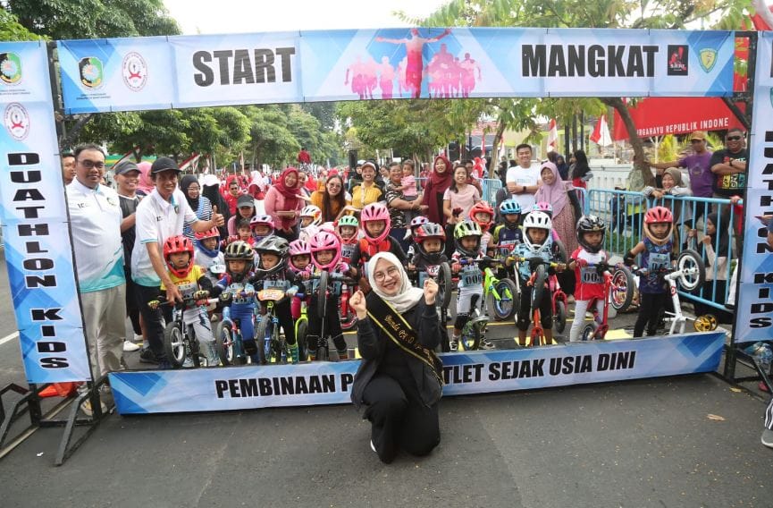 Lomba Duathlon Kids di Banyuwangi
