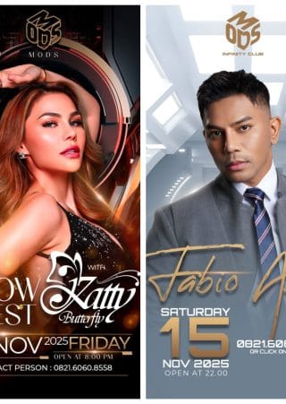 DJ Katty Butterfly dan Fabio Asher Meriahkan Akhir Pekan di Mods Infinity Club Medan