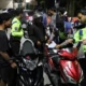 Patroli Gabungan Malam Takbiran, 27 Motor Berknalpot Brong Dibawa ke Kantor Polisi di Solo