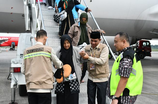 444 Jemaah Haji Kloter 11 Tiba di Palembang, Total 4.868 Orang Sudah Dipulangkan