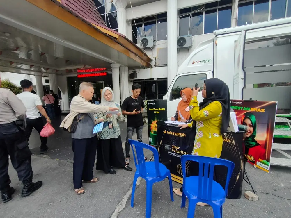 BRK Syariah Cabang Utama Pekanbaru Perluas Edukasi Gadai Emas di Lingkungan Samsat Kota: Solusi Pembiayaan Syariah Cepat