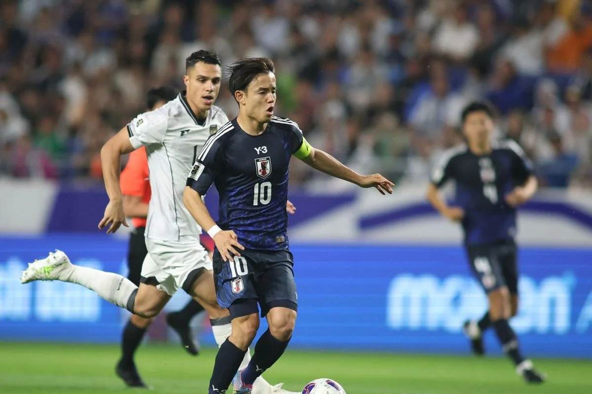 Cedera Takefusa Kubo Jadi Pemicu Kebangkitan: Jepang Pukul Tunisia 4-0, Kamada dan Ito Tampil Memukau