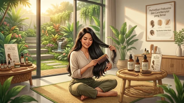 Ingin Rambut Sehat? Perhatikan Frekuensi dan Cara Menyisir yang Benar