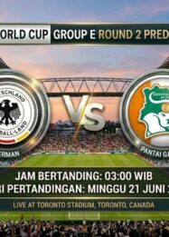 Jadwal Live Streaming Jerman vs Pantai Gading: Kick-off 21 Juni 2026 Pukul 03.00 WIB di Toronto Stadium