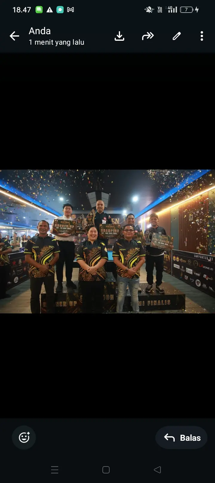 Jundel Mazon Juara Golden Break Pekanbaru, Kalahkan Albert Januarta 8-5 di Final