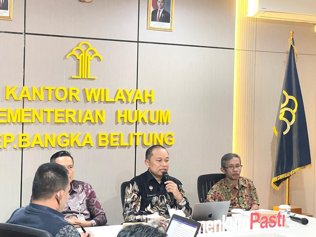 Kanwil Kemenkum Babel Harmonisasi 1 Ranperda dan 7 Ranperkada Kabupaten Bangka untuk Perkuat Regulasi Daerah