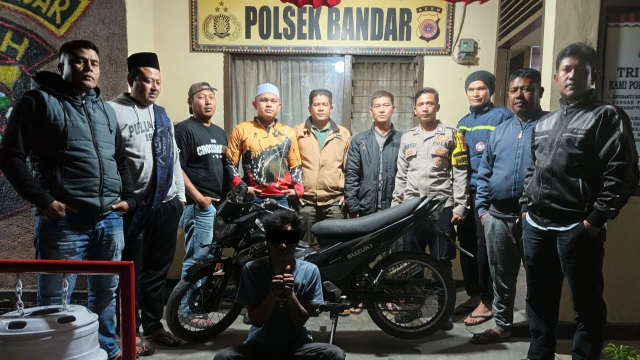 Kurang dari Tiga Jam, Polsek Sumbergempol Ungkap Curanmor di Area Stasiun