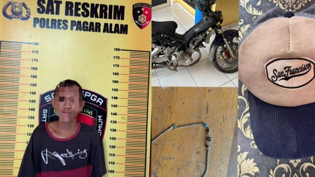 Pemuda Pagaralam Ditangkap Usai Curi Rp80 Juta dan Emas 18 Suku, Kabur hingga ke Banyuasin