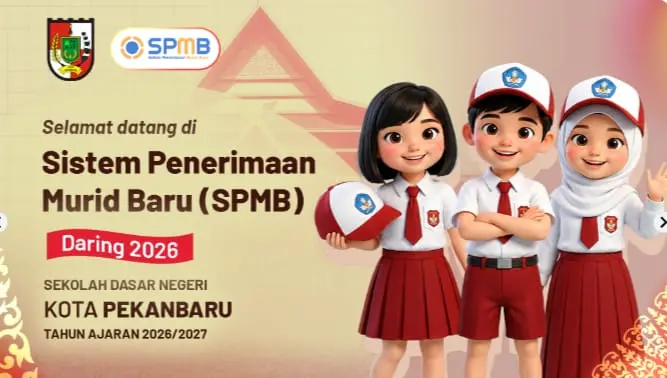 Pendaftaran SPMB SMP dan SD Negeri di Pekanbaru Dibuka Online, Ini Link dan Jadwalnya