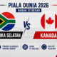 Prediksi dan Statistik Afrika Selatan vs Kanada: Duel 2 Tim Penuh Kejutan di Piala Dunia 2026