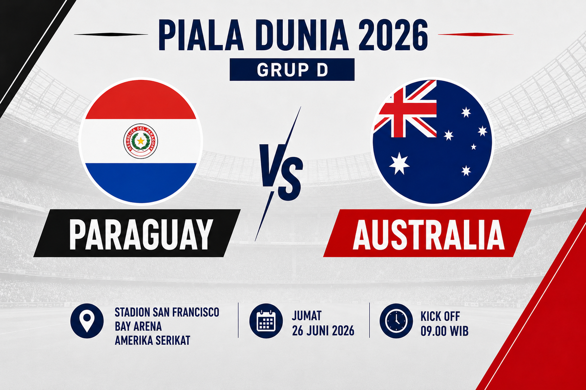 Prediksi dan Statistik Paraguay vs Australia: Duel Perebutan Posisi Runner-up Piala Dunia 2026