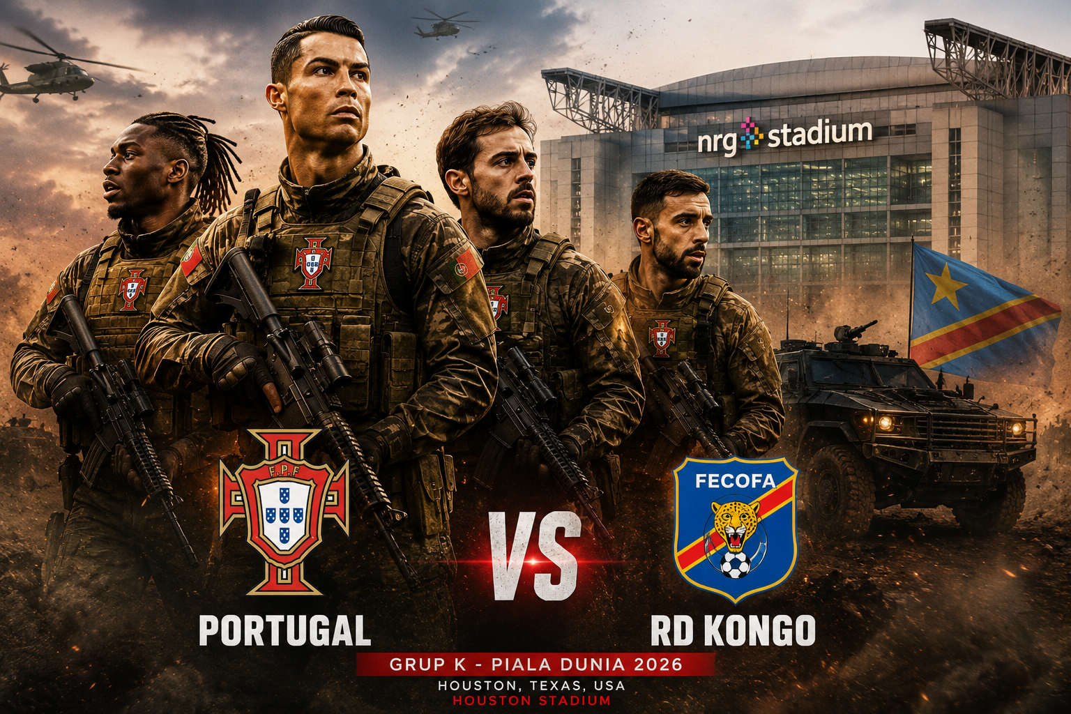 Superkomputer Prediksi Skor Portugal vs RD Kongo: Cristiano Ronaldo Pimpin Kemenangan Perdana di Piala Dunia 2026