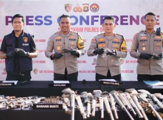77 Senjata Api Rakitan Disita di OKI, 3 Tersangka Ditangkap dalam Operasi Senpi Musi 2026