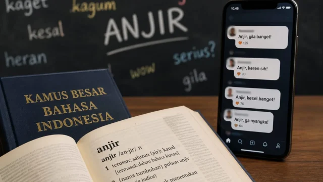 Anjir di KBBI: Dinamika Makna Kata dari Kanal ke Eksresi Emosi dalam Bahasa Gaul