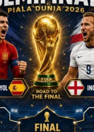 Argentina vs Inggris 2026: Duel Panas Semifinal Piala Dunia, Wasit AS Pimpin Laga Bersejarah