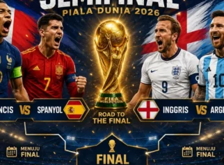 Argentina vs Inggris 2026: Duel Panas Semifinal Piala Dunia, Wasit AS Pimpin Laga Bersejarah