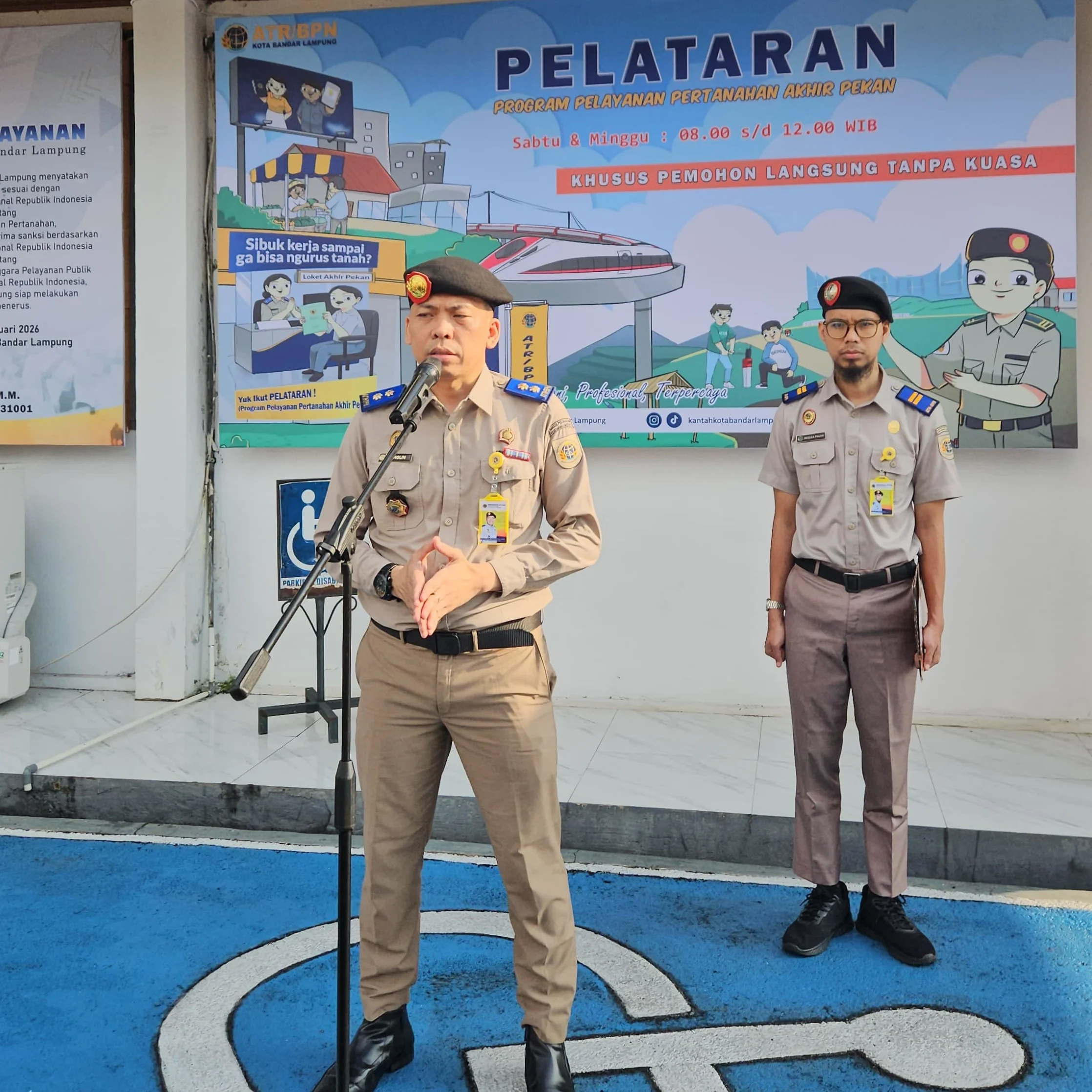 BPN Bandar Lampung Luncurkan PELATARAN, Layanan Pertanahan Akhir Pekan untuk Warga Sibuk