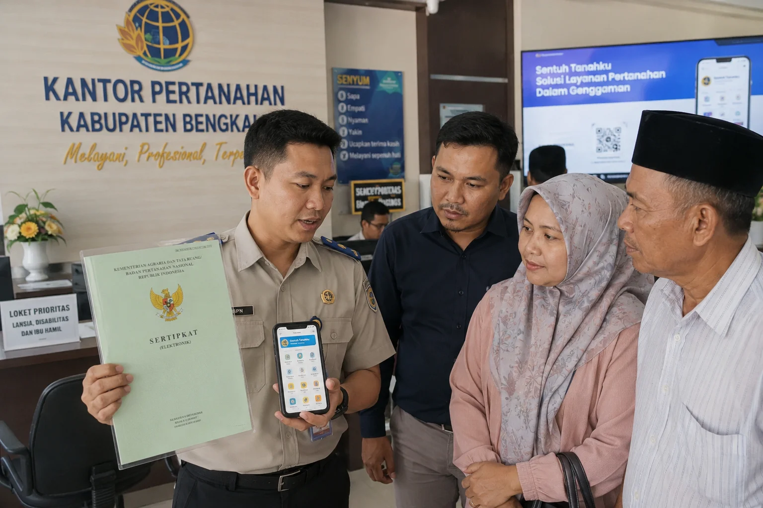 BPN Bengkalis Dorong Migrasi ke Sertifikat Tanah Elektronik, Tingkatkan Keamanan dan Efisiensi Layanan