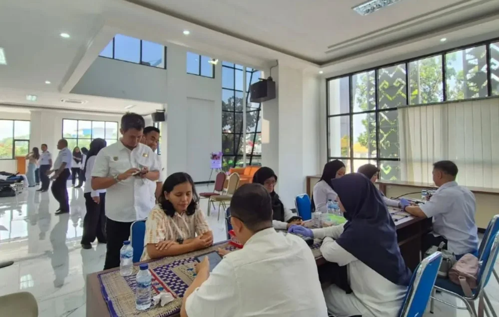 BPTD Lampung Rayakan HUT ke-9 dengan Donor Darah, Pemeriksaan Kesehatan, dan Aksi Sosial
