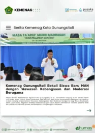 Buka MATAMUDA MAN Gunungsitoli, Kankemenag Tekankan Moderasi Beragama untuk Bangun Karakter Generasi Muda