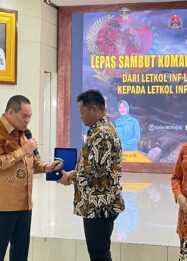Bupati Dharmasraya Sambut Dandim Baru, Apresiasi Pengabdian Letkol Joko Stradona