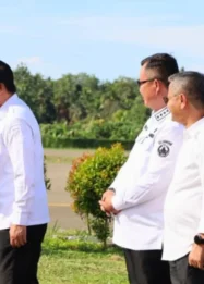 Bupati Nias Barat Sambut Gubernur Sumatera Utara di Bandara Binaka: Rangkaian Kunjungan Kerja dan Harapan Pembangunan