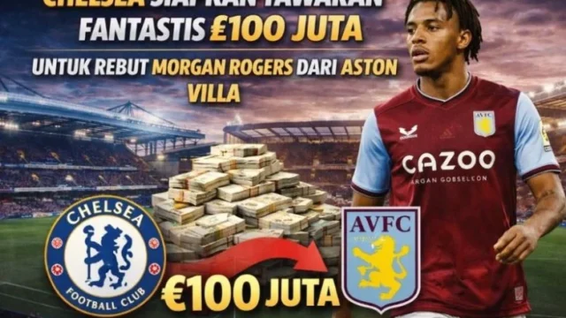 Bursa Transfer Liga Inggris Panas: Chelsea Siap Rebut Morgan Rogers dari Arsenal dengan Rekor 137 Juta Euro