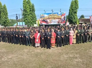 Dandim Way Kanan Hadiri HUT Bhayangkara ke-80, Sinergi TNI-Polri Kuatkan Stabilitas Nasional