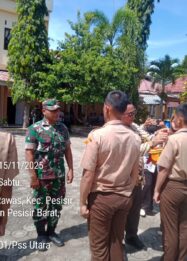 Danramil Matangkuli Dorong Semangat Kebangsaan pada Siswa Baru SMAN 1