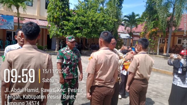 Danramil Matangkuli Dorong Semangat Kebangsaan pada Siswa Baru SMAN 1
