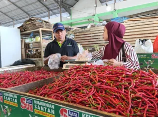 Disperindag Beltim Pastikan Harga Bahan Pokok Tetap Stabil