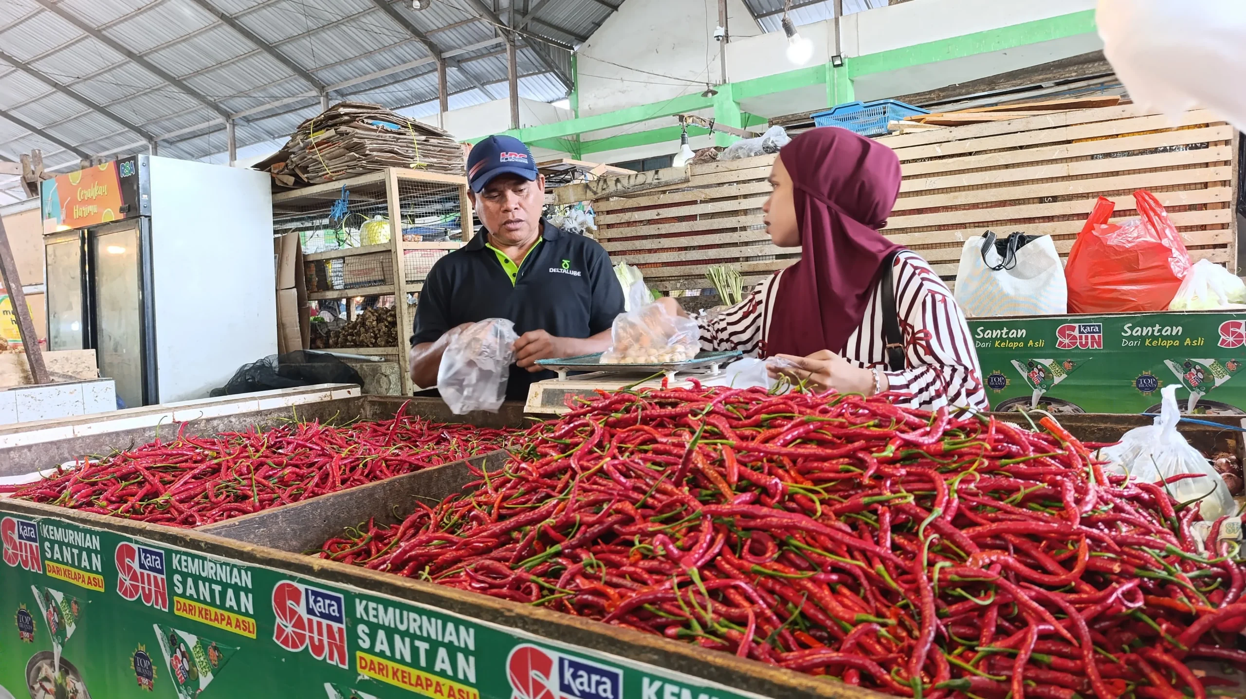 Disperindag Beltim Pastikan Harga Bahan Pokok Tetap Stabil