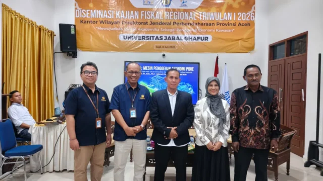 DJPb Aceh Gelar Diseminasi Kajian Fiskal Regional di Universitas Jabal Ghafur, Dorong Peran Kampus dalam Perekonomian Daerah