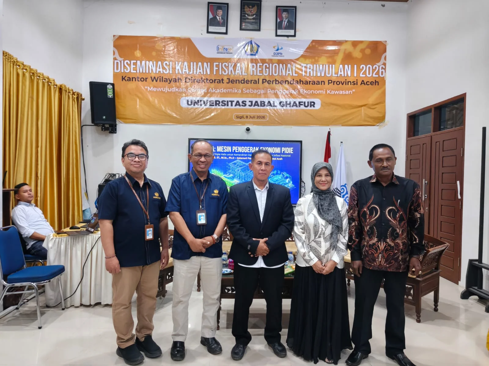 DJPb Aceh Gelar Diseminasi Kajian Fiskal Regional di Universitas Jabal Ghafur, Dorong Peran Kampus dalam Perekonomian Daerah