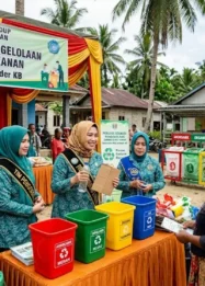 DLH Way Kanan Gandeng PKK dan Kader KB Tingkatkan Edukasi Pengelolaan Sampah