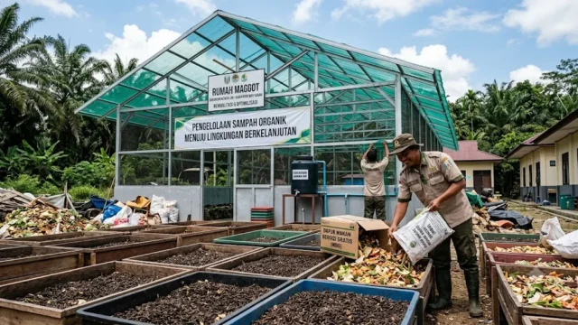 DLH Way Kanan Optimalkan Rumah Maggot: Langkah Strategis Hadapi Krisis Sampah Organik