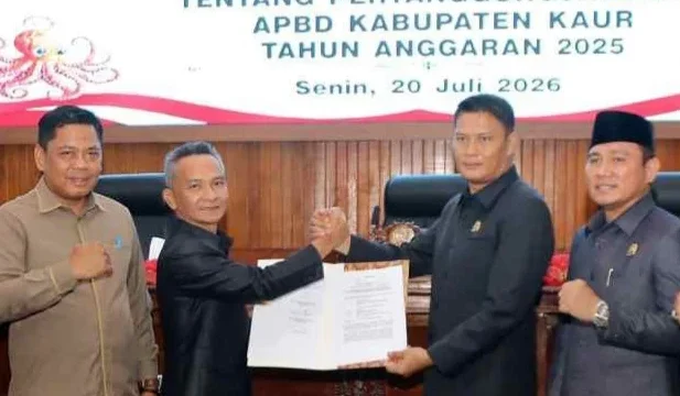 DPRD Kaur Resmi Sahkan Raperda LPJ APBD 2025, Langkah Strategis Tingkatkan Transparansi Keuangan Daerah