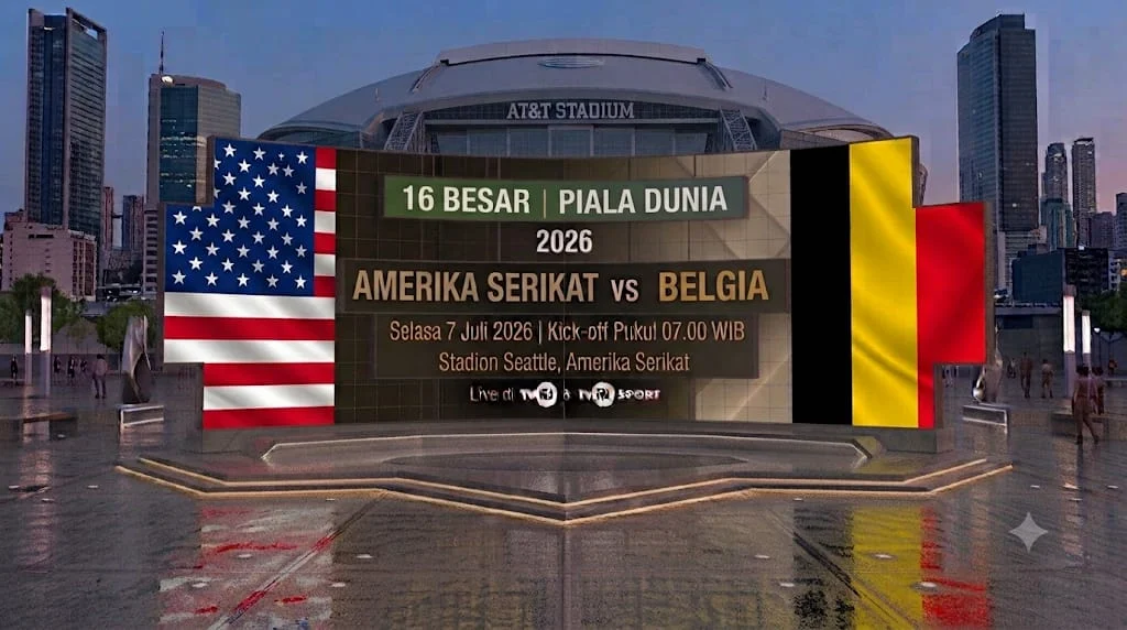 Duel Sengit Amerika Serikat vs Belgia di 16 Besar Piala Dunia 2026: Siapa Melaju ke Perempat Final?