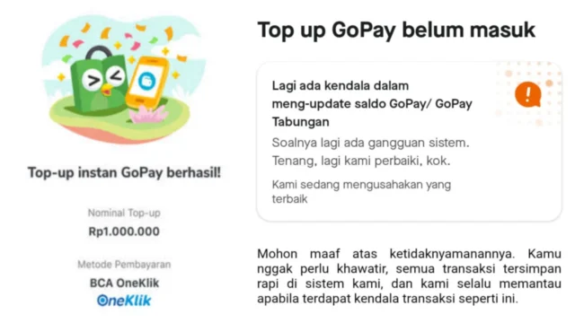 Gangguan GoPay Bikin Panik Pengguna, Saldo dan Data Dijamin Aman