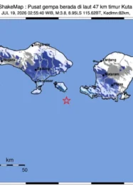 Gempa Tektonik M 3,8 Kedalaman 82 km Guncang Badung, Dampak dan Analisis Lengkap