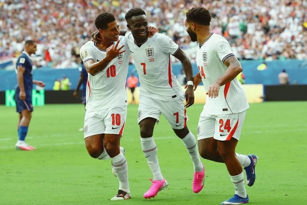 Hat-trick Bukayo Saka Bawa Inggris Kalahkan Prancis 6-4 di Perebutan Tempat Ketiga Piala Dunia 2026