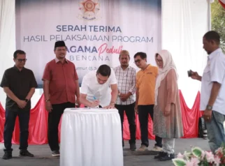 KAGAMA Serahkan 26 Huntara di Desa Sekumur, Aceh Tamiang: Upaya Pemulihan Pasca Banjir