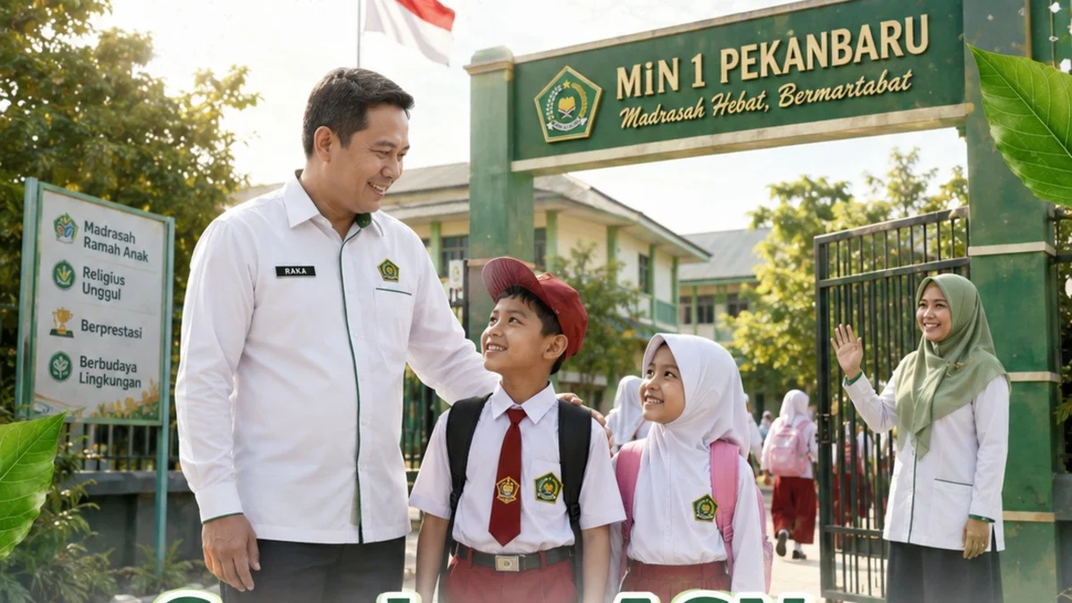 Kanwil Kemenag Riau Dukung Fleksibilitas ASN Antar Anak di Hari Pertama Sekolah