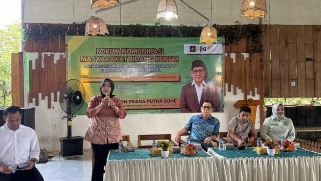Kanwil Kemenkum Sumsel Perkuat Edukasi Kekayaan Intelektual di Musi Rawas, Dorong Perlindungan Karya dan Produk Lokal