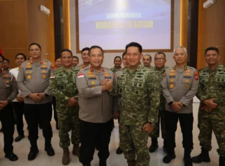 Kapolda Kepri dan Dankodaeral IV Batam Perkuat Sinergi Jaga Keamanan Wilayah
