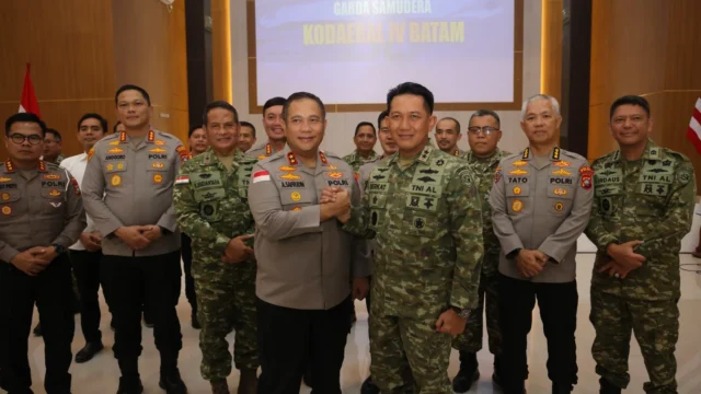 Kapolda Kepri dan Dankodaeral IV Batam Perkuat Sinergi Jaga Keamanan Wilayah